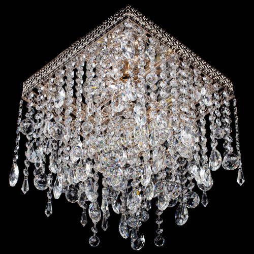 Люстра Квадрат Венеция капель №3 в Саратове Гусь Хрустальный