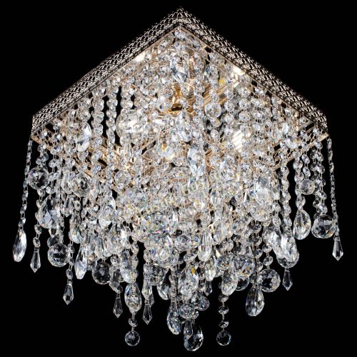 Люстра Квадрат Венеция капель №3 в Саратове Гусь Хрустальный