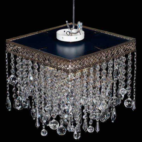 Люстра Квадрат Венеция капель №3 в Саратове Гусь Хрустальный