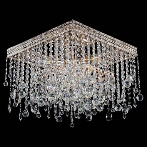 Люстра Квадрат Венеция капель №5 в Саратове Гусь Хрустальный