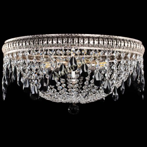 Люстра Лацио №5 журавлик черная в Саратове Гусь Хрустальный