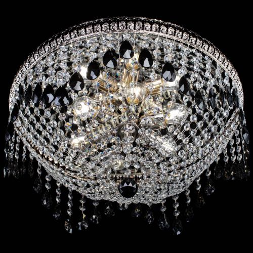 Люстра Лацио №5 журавлик черная в Саратове Гусь Хрустальный