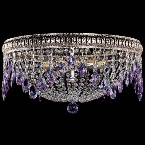 Люстра Лацио №5 журавлик фиолетовая в Саратове Гусь Хрустальный