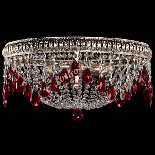 Люстра Лацио №5 журавлик красная в Саратове Гусь Хрустальный