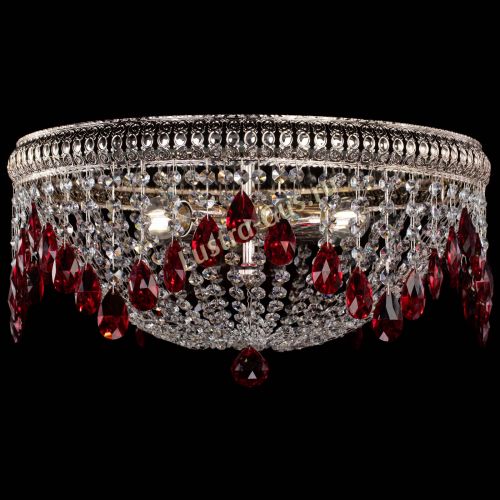 Люстра Лацио №5 журавлик красная в Саратове Гусь Хрустальный