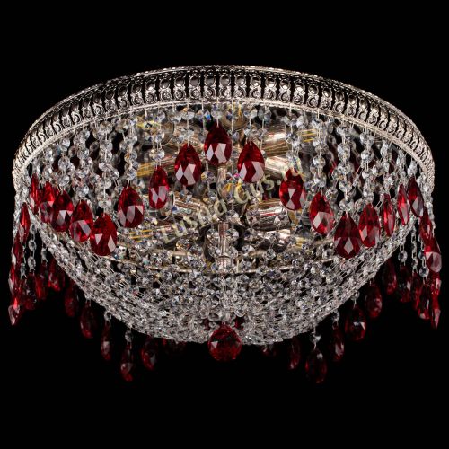 Люстра Лацио №5 журавлик красная в Саратове Гусь Хрустальный