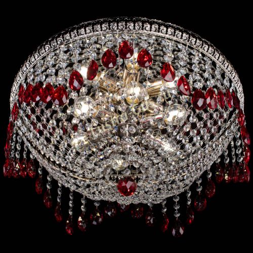 Люстра Лацио №5 журавлик красная в Саратове Гусь Хрустальный