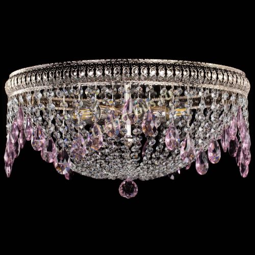 Люстра Лацио №5 журавлик розовая в Саратове Гусь Хрустальный