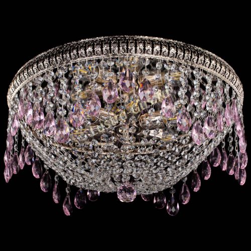 Люстра Лацио №5 журавлик розовая в Саратове Гусь Хрустальный