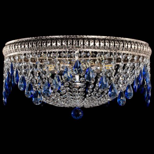 Люстра Лацио №5 журавлик синяя в Саратове Гусь Хрустальный