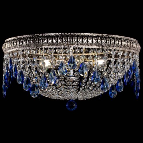 Люстра Лацио №5 журавлик синяя в Саратове Гусь Хрустальный