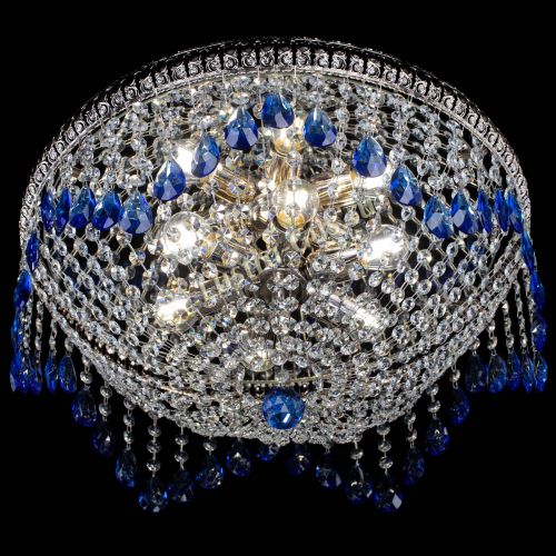 Люстра Лацио №5 журавлик синяя в Саратове Гусь Хрустальный