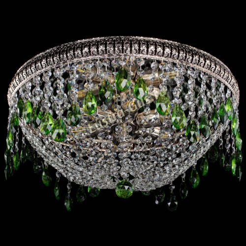 Люстра Лацио №5 журавлик зеленая в Саратове Гусь Хрустальный