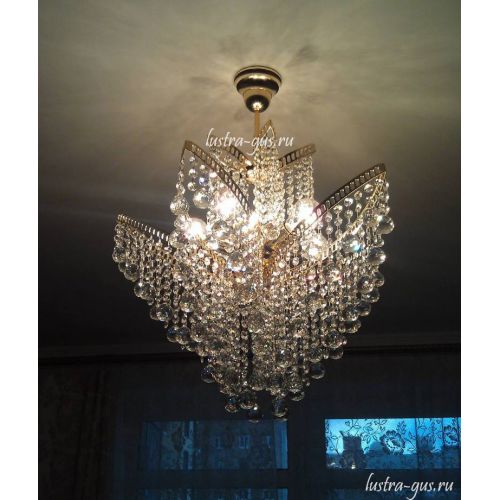 Люстра Лилия № 2 шар в Саратове Гусь Хрустальный