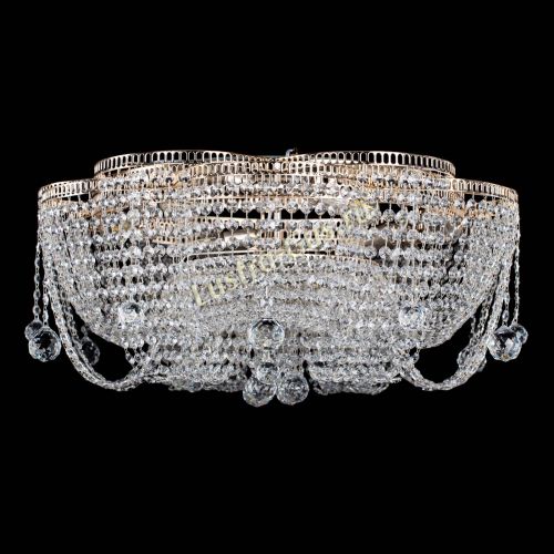 Люстра Лотос №2 700 мм шар в Саратове Гусь Хрустальный