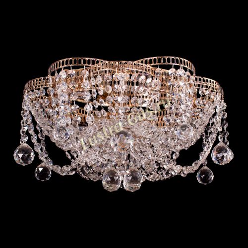 Люстра Лотос №2 шар в Саратове Гусь Хрустальный