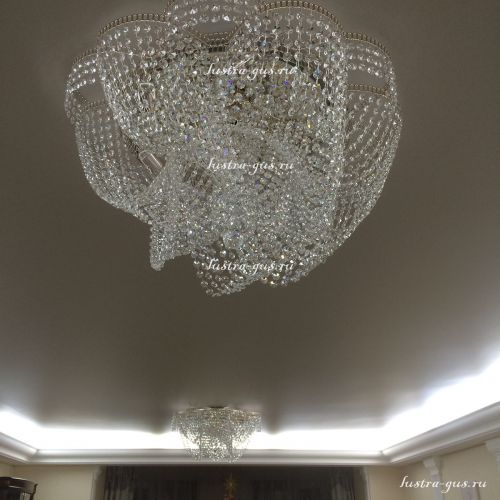 Люстра Лотос Василиса 6 ламп в Саратове Гусь Хрустальный