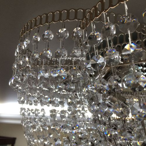 Люстра Лотос Василиса 6 ламп в Саратове Гусь Хрустальный