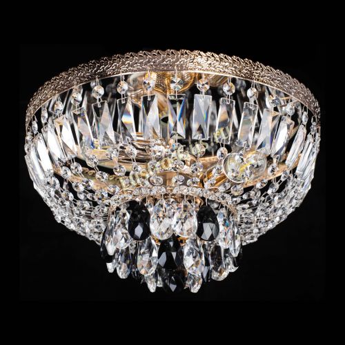 Люстра Милан Астра №3 черная в Саратове Гусь Хрустальный