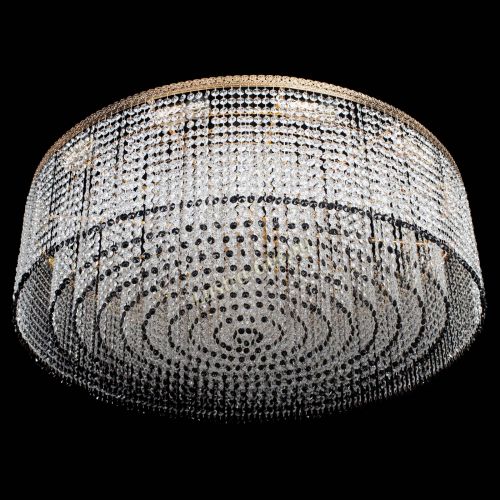 Люстра Милан капель №12 черная в Саратове Гусь Хрустальный