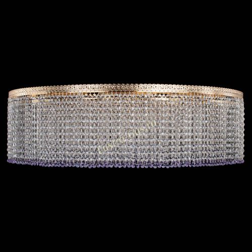 Люстра Милан капель №12 фиолетовая в Саратове Гусь Хрустальный