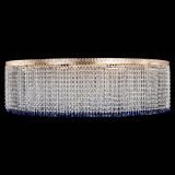 Люстра Милан капель №12 синяя в Саратове