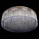 Люстра Милан капель №12 синяя в Саратове