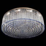 Люстра Милан капель №12 синяя в Саратове