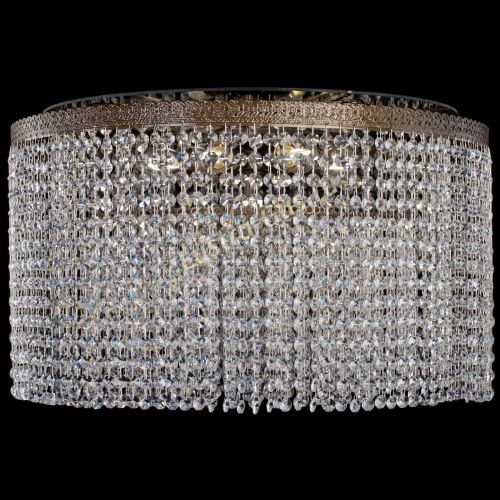 Люстра Милан капель оптикон под бронзу с зеркалом в Саратове Гусь Хрустальный