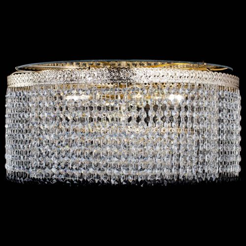 Люстра Милан капель оптикон Черная в Саратове Гусь Хрустальный