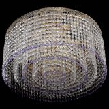 Люстра Милан капель оптикон Фиолетовая в Саратове