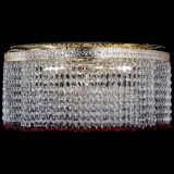 Люстра Милан капель оптикон Красная в Саратове