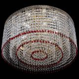 Люстра Милан капель оптикон Красная в Саратове