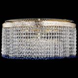 Люстра Милан капель оптикон Синяя в Саратове