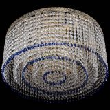 Люстра Милан капель оптикон Синяя в Саратове