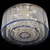 Люстра Милан капель оптикон Синяя в Саратове