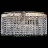 Люстра Милан капель оптикон Зеленая в Саратове