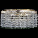 Люстра Милан капель оптикон Зеленая в Саратове