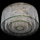 Люстра Милан капель оптикон Зеленая в Саратове