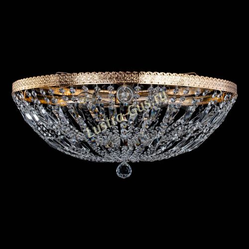 Люстра Милан Купол с пластинками №6 в Саратове Гусь Хрустальный