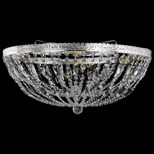 Люстра Милан Купол с пластинками №6 в Саратове Гусь Хрустальный