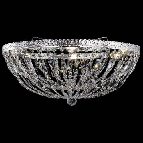 Люстра Милан Купол с пластинками №6 в Саратове Гусь Хрустальный