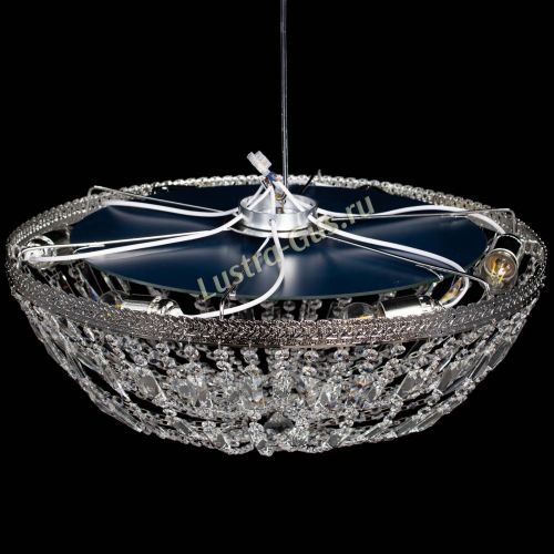 Люстра Милан Купол с пластинками №6 в Саратове Гусь Хрустальный