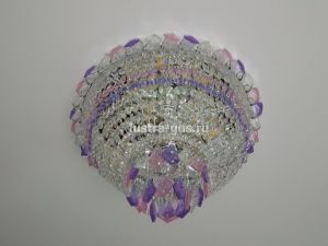 Люстра Катерина дубик цветная в Саратове отзыв и фото покупателя