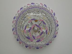 Люстра Катерина дубик цветная в Саратове отзыв и фото покупателя