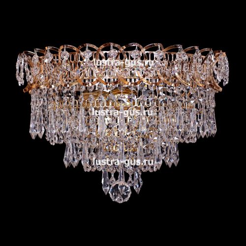 Люстра Крокус 3 лампы карандаш большой в Саратове Гусь Хрустальный