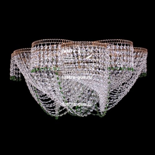 Люстра Лотос Василиса цветная в Саратове Гусь Хрустальный