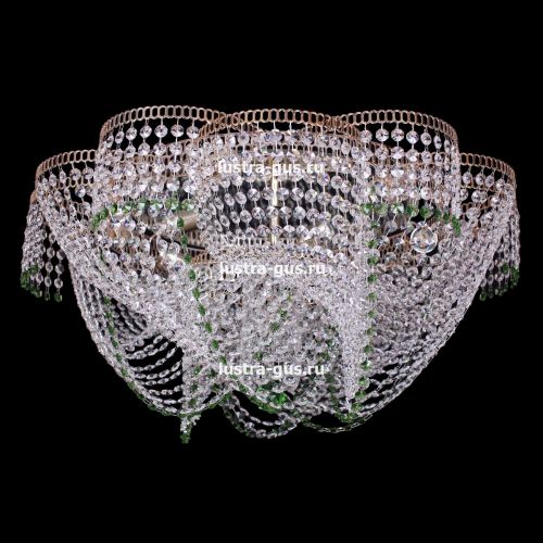 Люстра Лотос Василиса цветная в Саратове Гусь Хрустальный