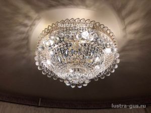 Люстра Водопад шар в Саратове отзыв и фото покупателя