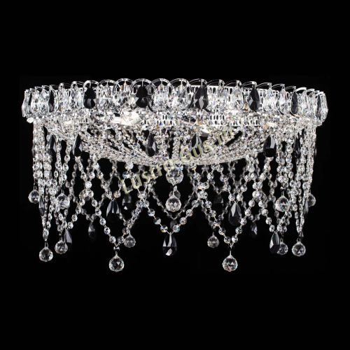 Люстра Паутинка черная в Саратове Гусь Хрустальный